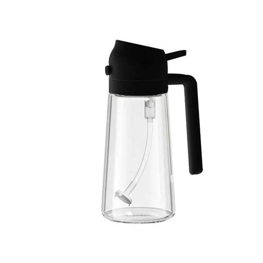 GJ 16Oz/470Ml Oil Dispenser Bottle for Kitchen - 2 in 1 Olive Oil Dispenser & Sprayer - Multicolor Kitchenware for Cooking, Salad, Barbecue Tools
