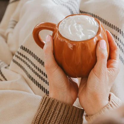 Cream Pumpkin Fall Coffee Mug