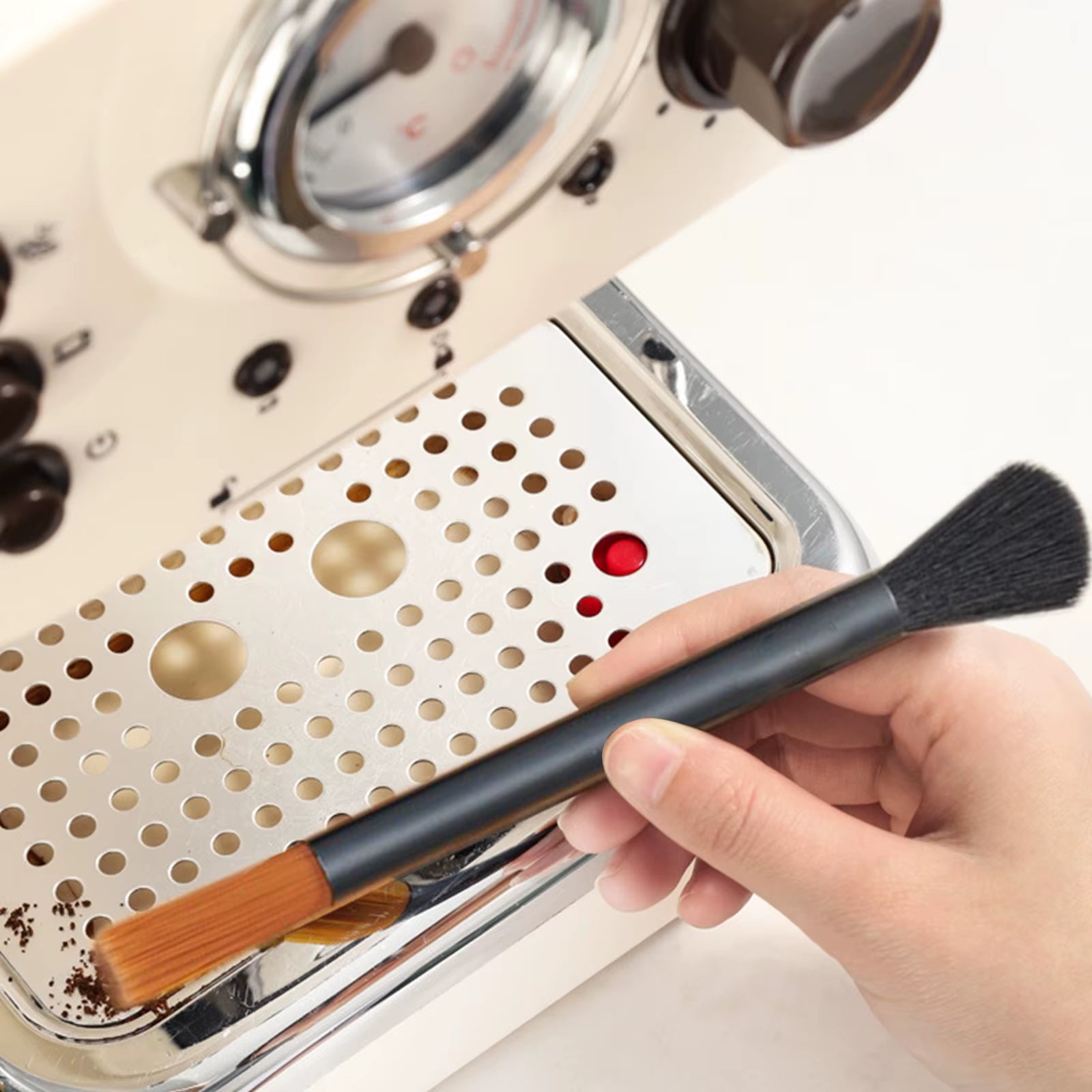 Coffee Bar Counter Cleaning Brush Coffee Grinder Semi-Automatic Coffee Machine Coffee Powder Soft Bristle Brush Coffee Tool