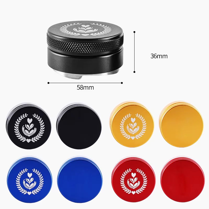 304 Stainless Steel Coffee Tamper 51MM/53MM/58MM Coffee Distributor Coffee Powder Hammer Customized Coffee Accessories